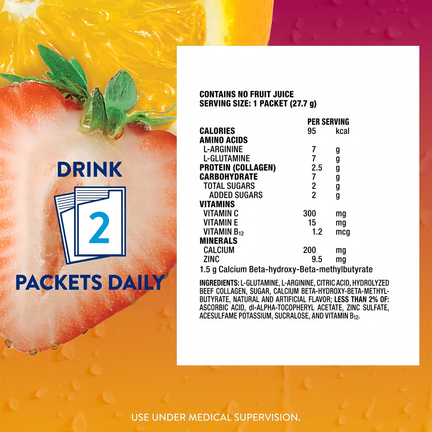 Juven® Fruit Punch Therapeutic Nutrition Powder